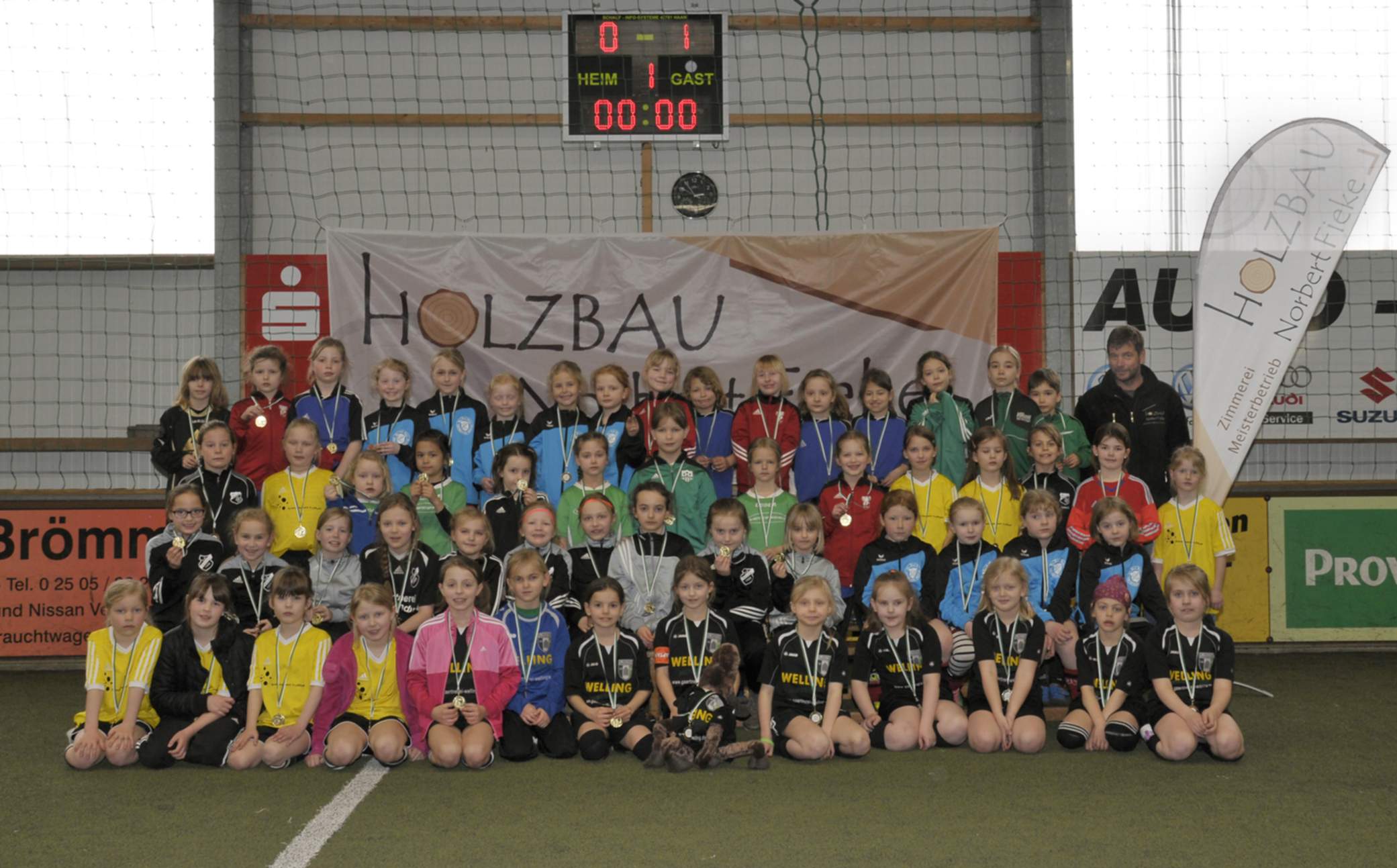 Tolles Turnier beim TuS Altenberge: Fieke-Cup der F-Juniorinnen
