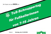 TuS-Fußballschnuppertag für 7-16jährige Mädchen