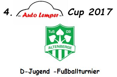 4. Auto Lemper Cup in der Soccerhalle des TuS Altenberge 09