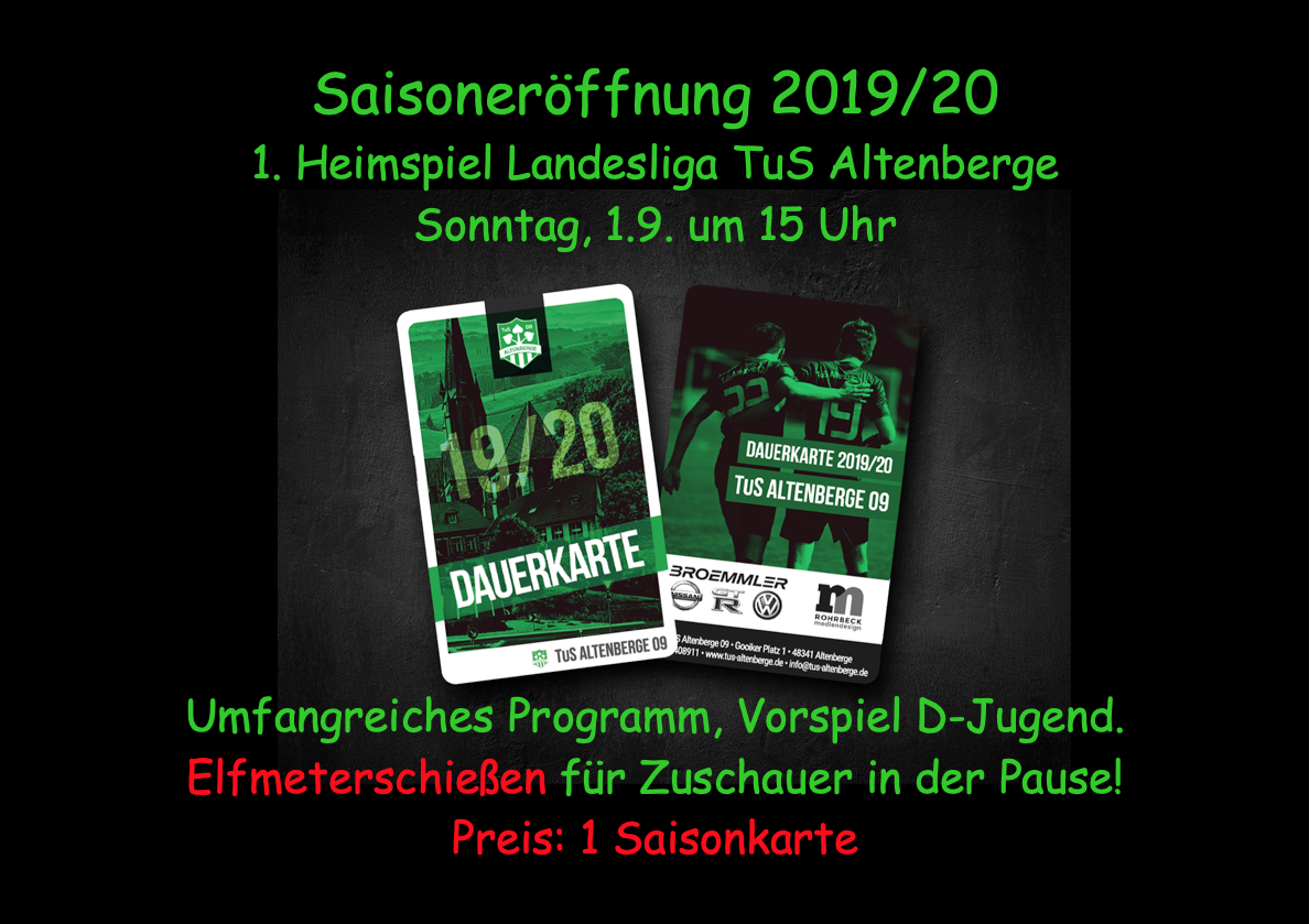 Saisoneröffnung Landesliga