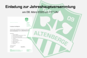 Einladung zur Jahreshauptversammlung