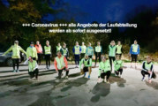 +++ Coronavirus+++ ab sofort werden bis Ende November keine Lauftreffs angeboten!