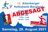 Auch in diesem Jahr wird es keinen Berglauf geben - Der 12. Altenberger Volksbank-Berglauf am 28. August 2021 findet nicht statt