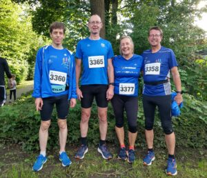 Mathias, Christoph, Anke und Ludger in Holthausen