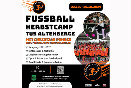 Fußball Camp in den Herbstferien - noch Plätze frei !