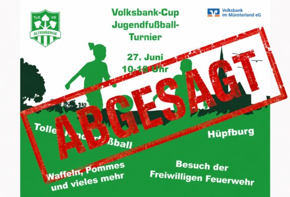 Viel zu hohe Temperaturen - Volksbank Cup abgesagt!