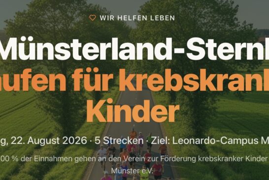 15. Münsterland Sternlauf - Anmelden und dabei sein!