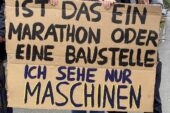 Nieseliger Spaß beim Münster Marathon