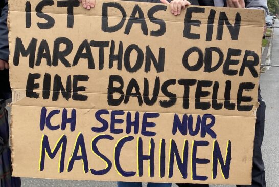Nieseliger Spaß beim Münster Marathon
