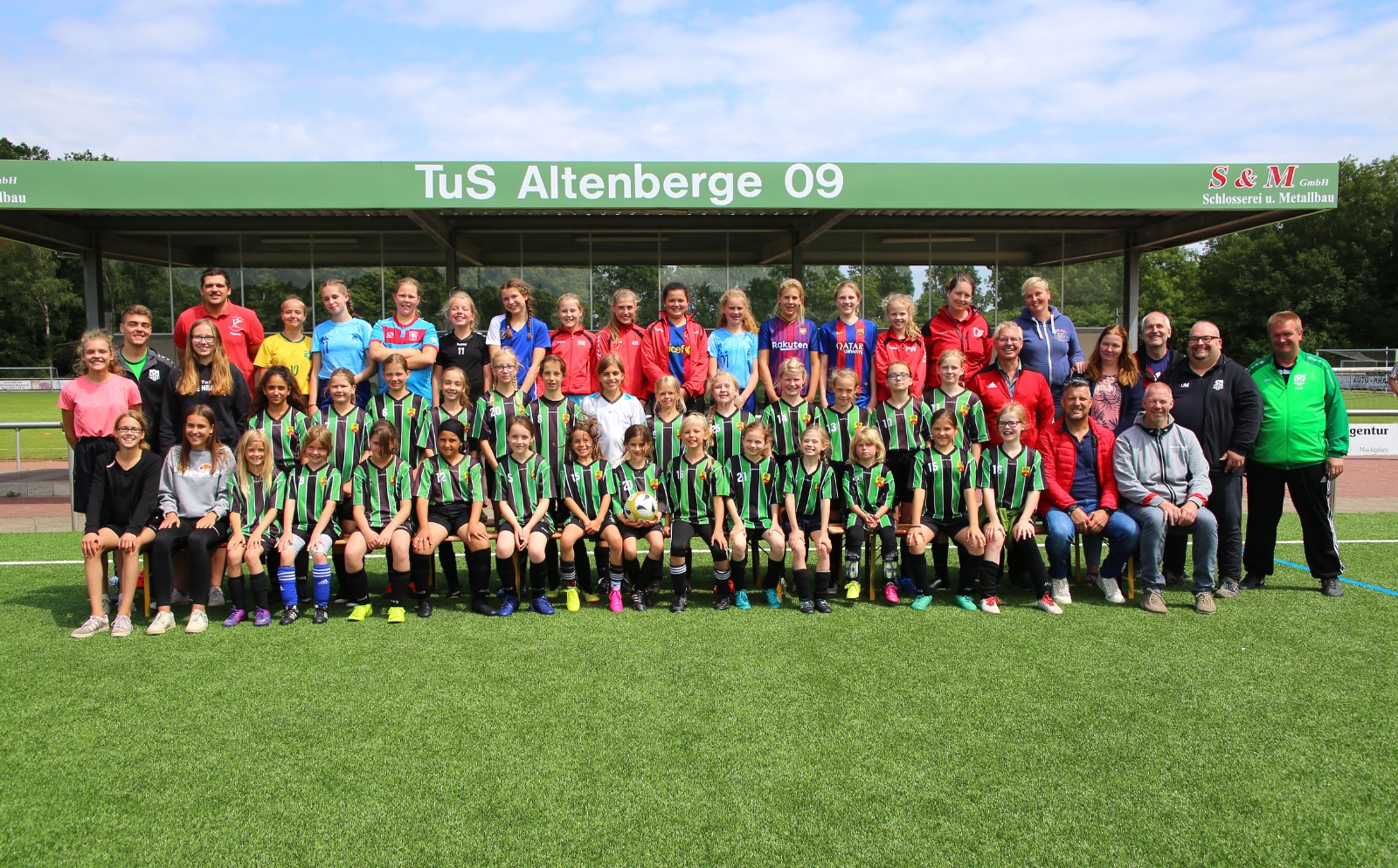 Meidenvoetbal, de grens over! Internationaler Vereinstag für Mädchenfußball beim TuS.